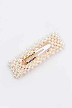 SNAP PEARL ACCENT CLIP SET