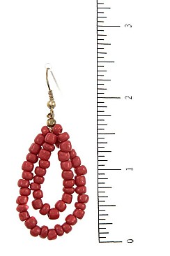 BRAIDED BEAD CHAIN BIB NECKLACE SET