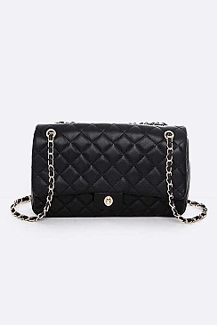 Gorgeous Quilted Classic Shoulder Bag