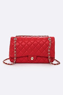 Gorgeous Quilted Classic Shoulder Bag