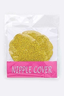Pack of (12x2Pairs) Shiny Shell Nipple Cover LA-Z68601