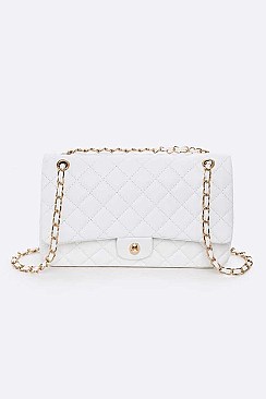 Gorgeous Quilted Classic Shoulder Bag