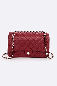 Gorgeous Quilted Classic Shoulder Bag