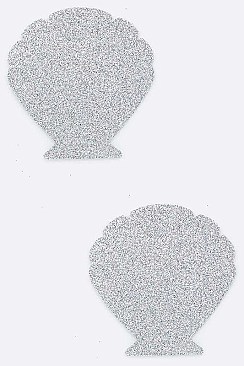 Pack of (12x2Pairs) Shiny Shell Nipple Cover LA-Z68601