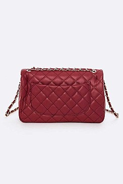 Gorgeous Quilted Classic Shoulder Bag