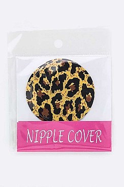 Pack of (12x2 Pairs) Leopard Print Nipple Cover Set LA-Z67271