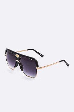 PACK OF 12 SHIELD INSPIRED AVIATOR SUNGLASSES