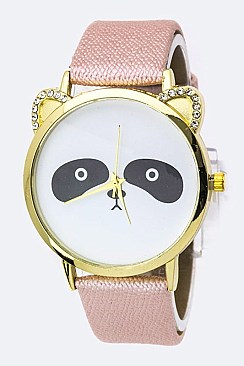 Chic Crystal Panda Fashion Watch LA-1820