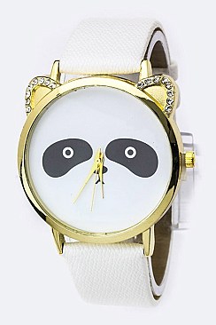 Chic Crystal Panda Fashion Watch LA-1820