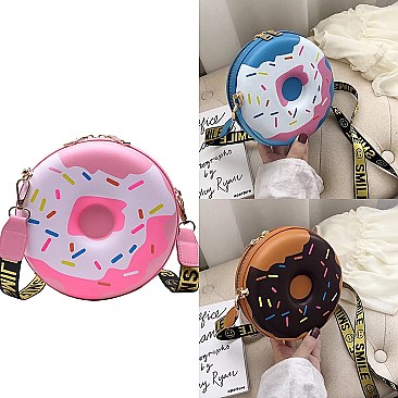Yummy Donut Crossbody Clutch Bag