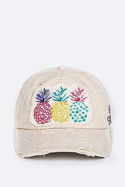 Pineapples Patch Cotton Cap LA-T13PIN01