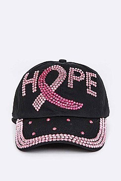 HOPE Crystal Embellished Fashion Denim Cap LA-HT277X084