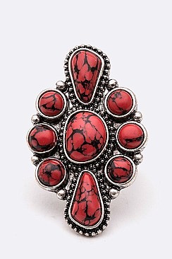 Fashionable Iconic Stone Stretch Ring LAAR1026