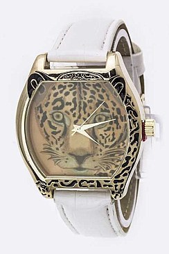 Leopard Crystal Watch