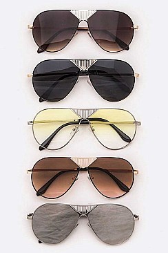 PACK OF 12 LASER CUT AVIATOR SUNGLASSES