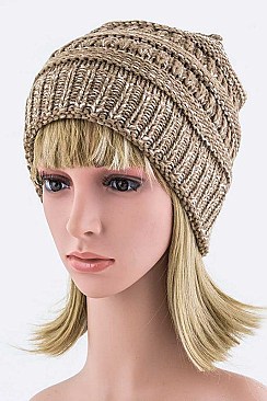 Pack of (12 Pieces) Assorted Colors Mix Knit Beanie LA-HNHT1065