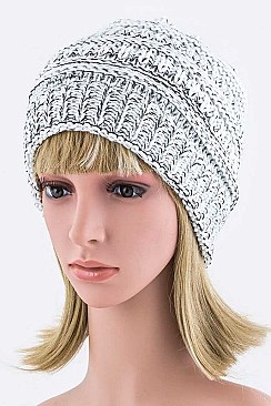 Pack of (12 Pieces) Assorted Colors Mix Knit Beanie LA-HNHT1065