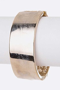 Elegant Crystal Hinged Bangle