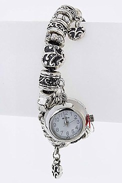 Stylish Mix Charm Fashion Bracelet Watch LA-1200
