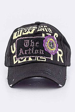 Crystal "Artion" Printed Baseball Cap LA-ARTION
