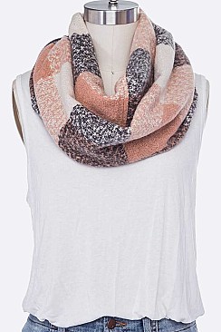 Pack of 12 Stylish Mix Color Infinity Scarf Set