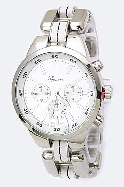 Fashionable Iconic Chain Bracelet Fashion Chrono Watch LA 05-2229RG