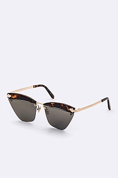 Pack of 12 Pieces Acetate Brow Bar Iconic Cat Eye Sunglasses LA113-POP8129