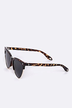 Pack of 12 pieces Iconic Browline Sunglasses LA113-POP8160
