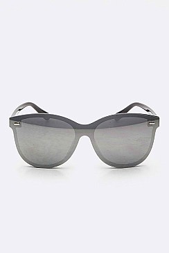 Pack of 12 Pieces Color Mirror Shield Iconic Sunglasses LA108-89158RV