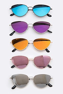 Pack of 12 Iconic Mirror Tinted Sunglasses
