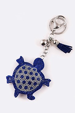 Sea Turtle Crystal Key Chain