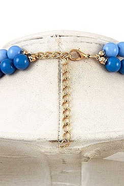 CHUNKY BEADS NECKLACE SET