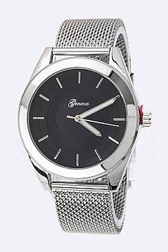 Trendy Metal Strap Fashion Watch LA-2589