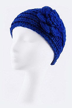 Fashionable Floral Knit Head Wrap LA-HB247X002DD
