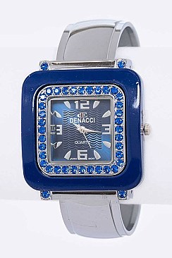Fashionable Crystal Fashion Bangle Watch LA 05-BG433L90