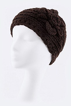 Fashionable Floral Knit Head Wrap LA-HB247X002DD