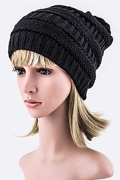 Classy Mix Knit Beanie LA-HA300007DD