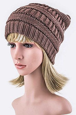 Classy Mix Knit Beanie LA-HA300007DD