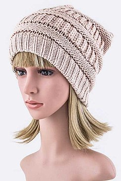 Classy Mix Knit Beanie LA-HA300007DD