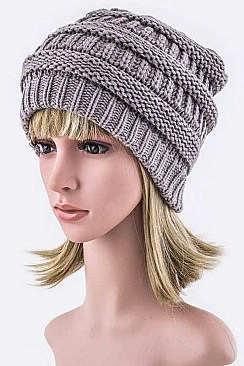 Classy Mix Knit Beanie LA-HA300007DD