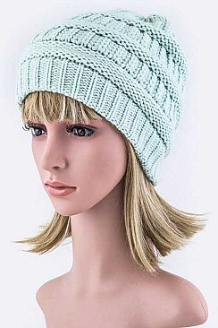 Classy Mix Knit Beanie LA-HA300007DD