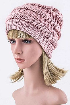 Classy Mix Knit Beanie LA-HA300007DD