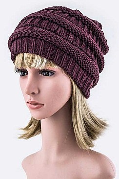 Classy Mix Knit Beanie LA-HA300007DD