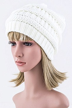 Classy Mix Knit Beanie LA-HA300007DD