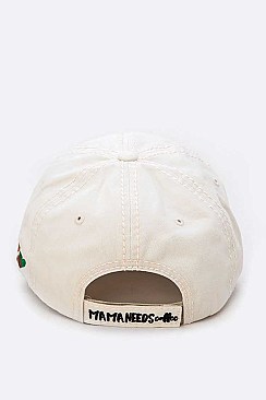 Iconic Mama Needs Coffee Cotton Cap