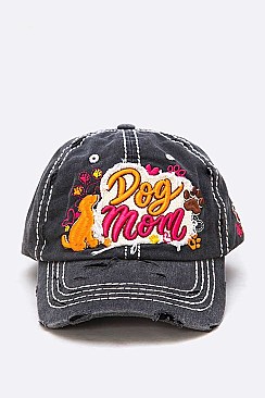 Iconic Dog Mom Patch Cotton Cap