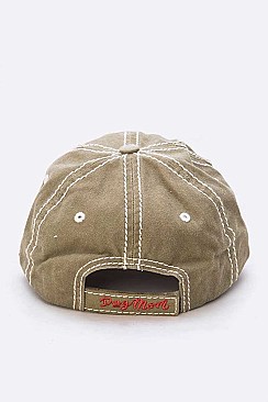 Iconic Dog Mom Patch Cotton Cap