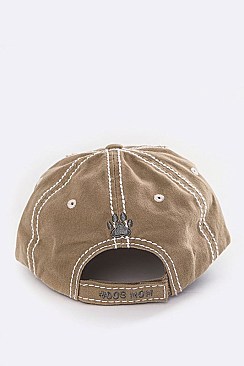 Dog Mom Patch Vintage Wash Cap LA-T13DOG01