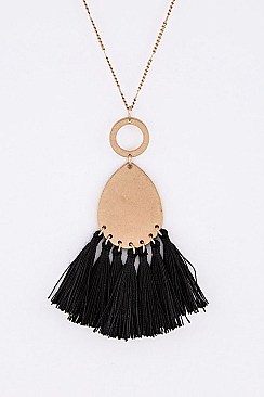STYLISH TASSEL PENDANT NECKLACE