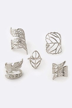 Stunning Iconic Filigree Wrap Ring Set LAPR3012